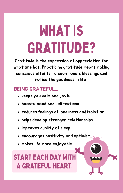 Gratitude Journal For Kids