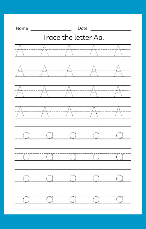 Preschool Alphabet Workbook