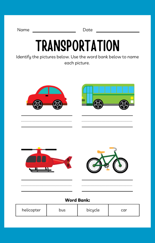 Transportation ESL Workbook