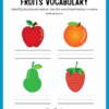 Fruits ESL Workbook