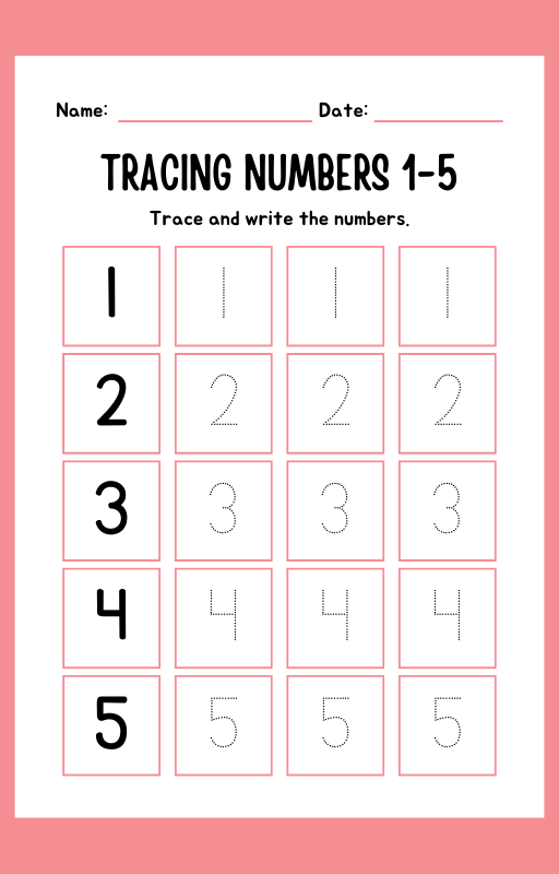 Preschool Learning Pack