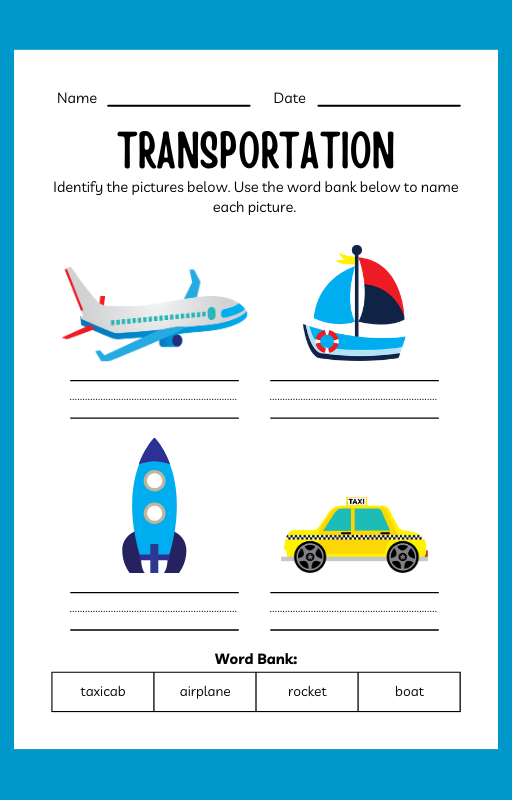 Transportation ESL Workbook