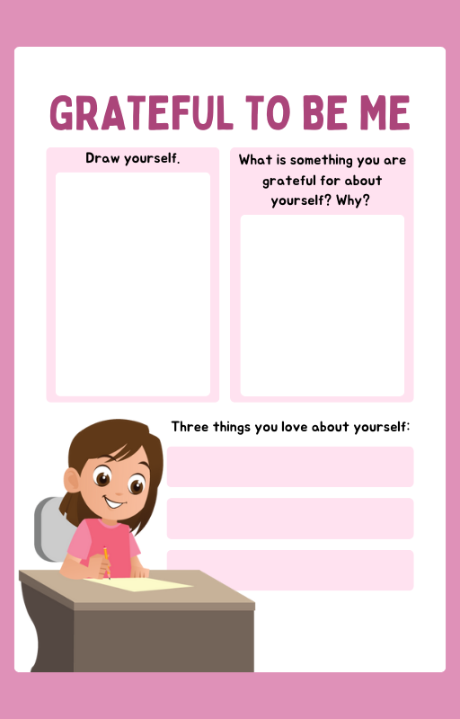 Gratitude Journal For Kids