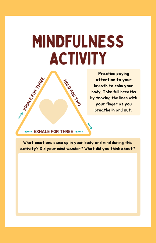 Mindfulness Journal For Kids