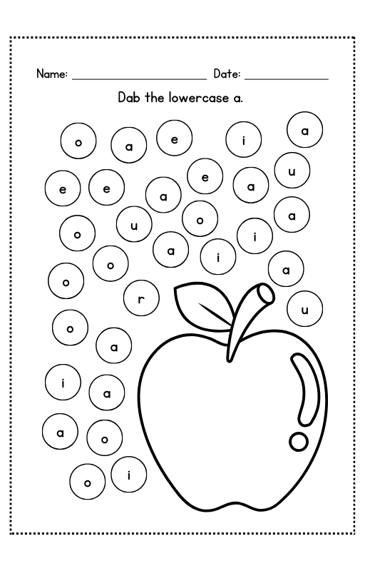 Kindergarten Alphabet Workbook