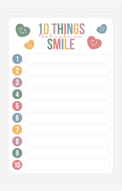 Happiness Planner For High School Students