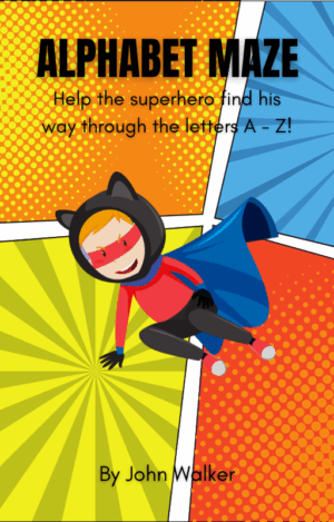 Alphabet Maze Puzzle Book